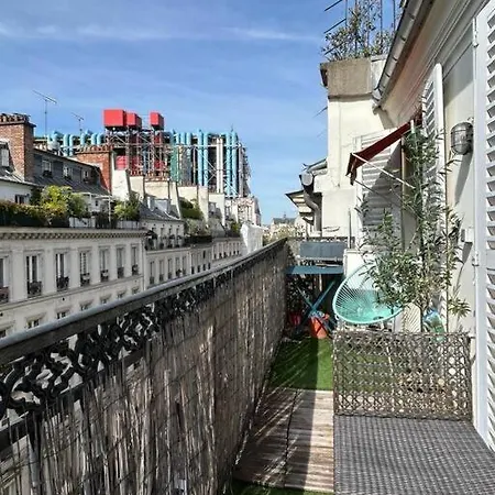 4p Avec Terrasse - Marais Apartment Paris